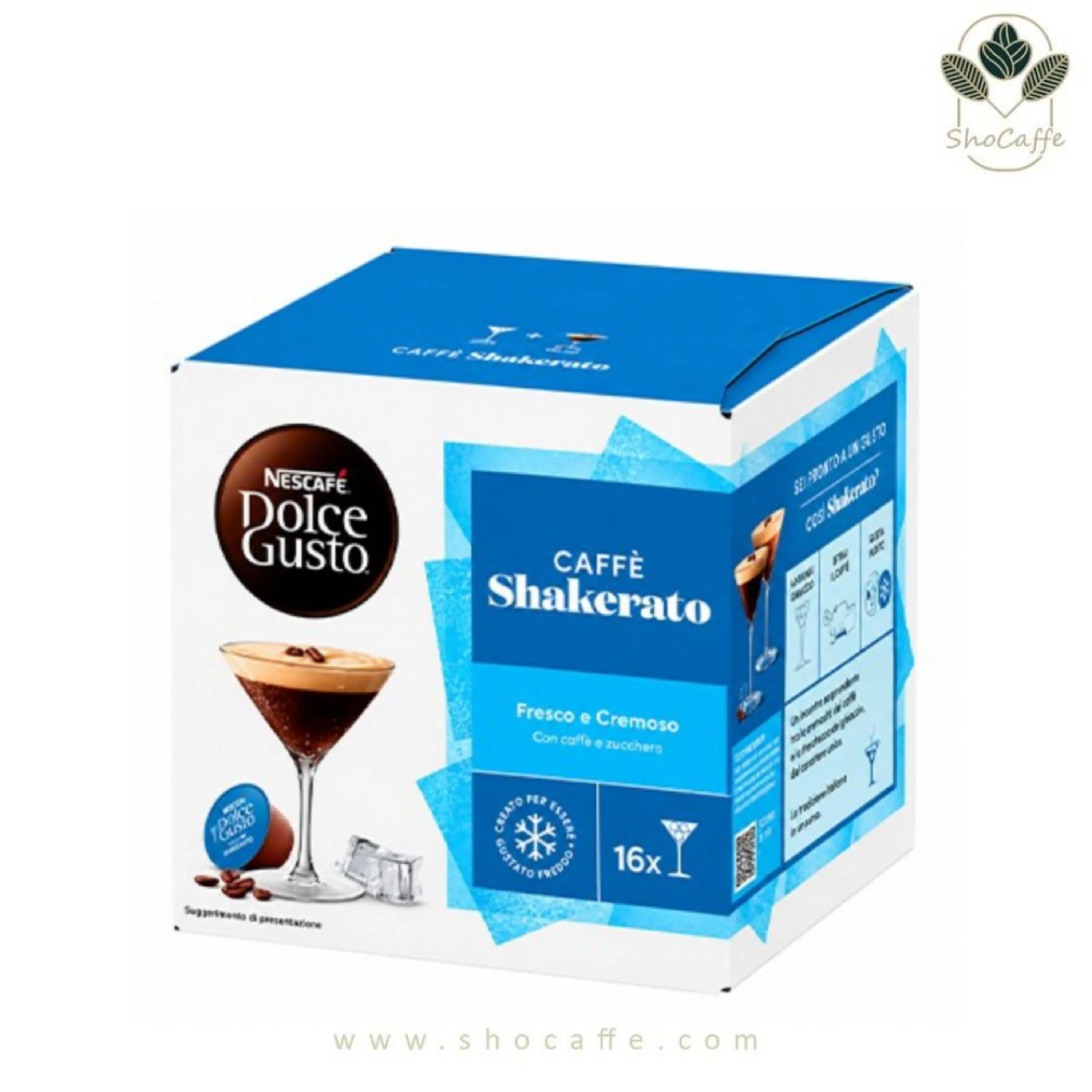 کپسول قهوه دولچه گوستو مدل کافه شیکراتو Caffe Shakerato